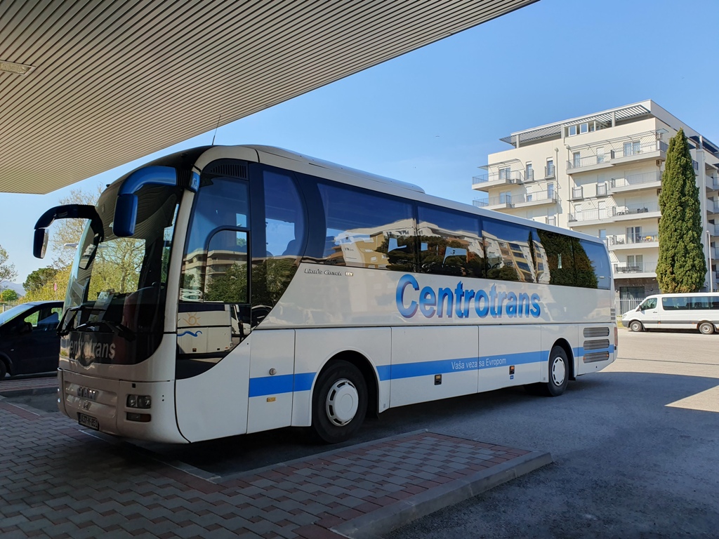 Budva to Mostar Centrotrans Bus