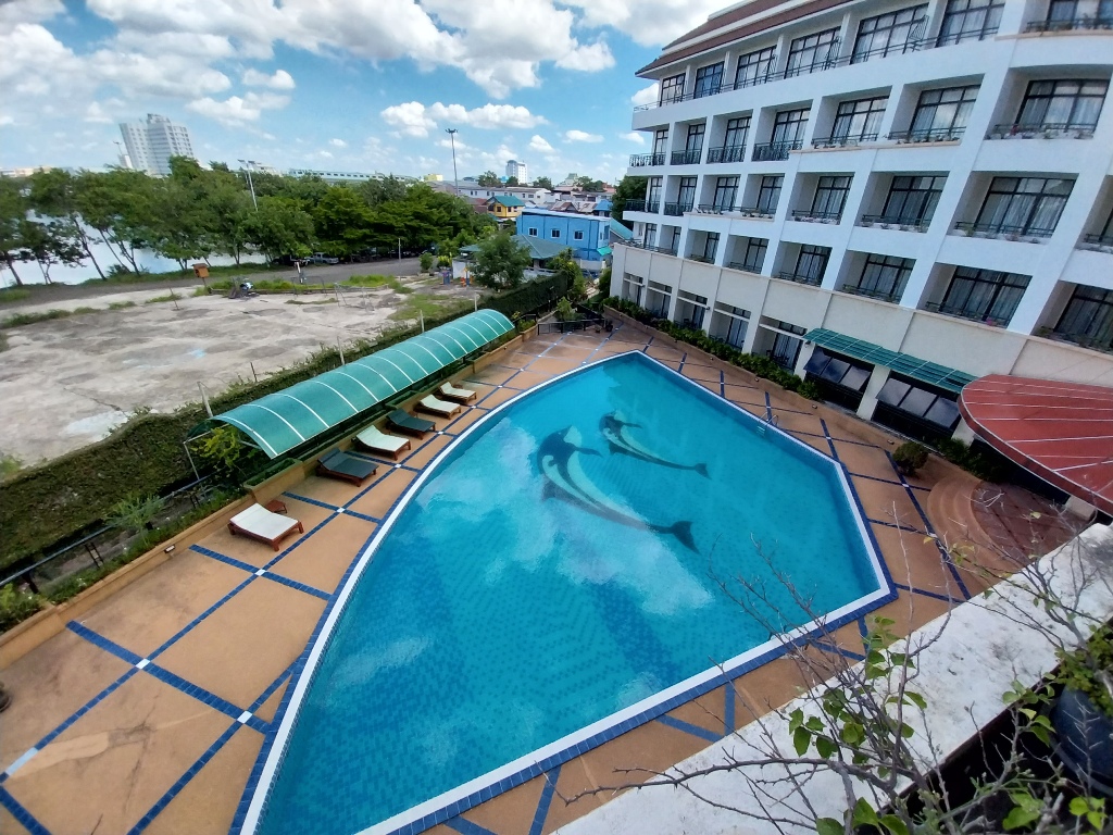 Swimming pool at Majestic Hotel, Surin