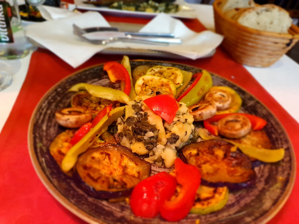 Veggie Plate at Restoran Emen, Mostar