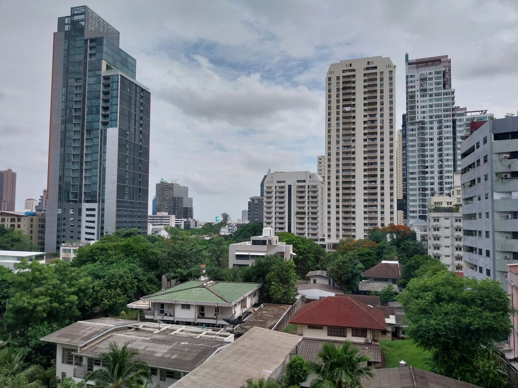 View from 7th Floor Deluxe Room at St. James Hotel near BTS Phrom Phong, Bangkok