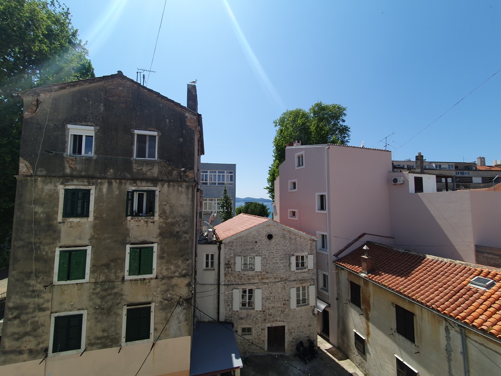 View from our brand new 2-bed Airbnb apartment in Zadar