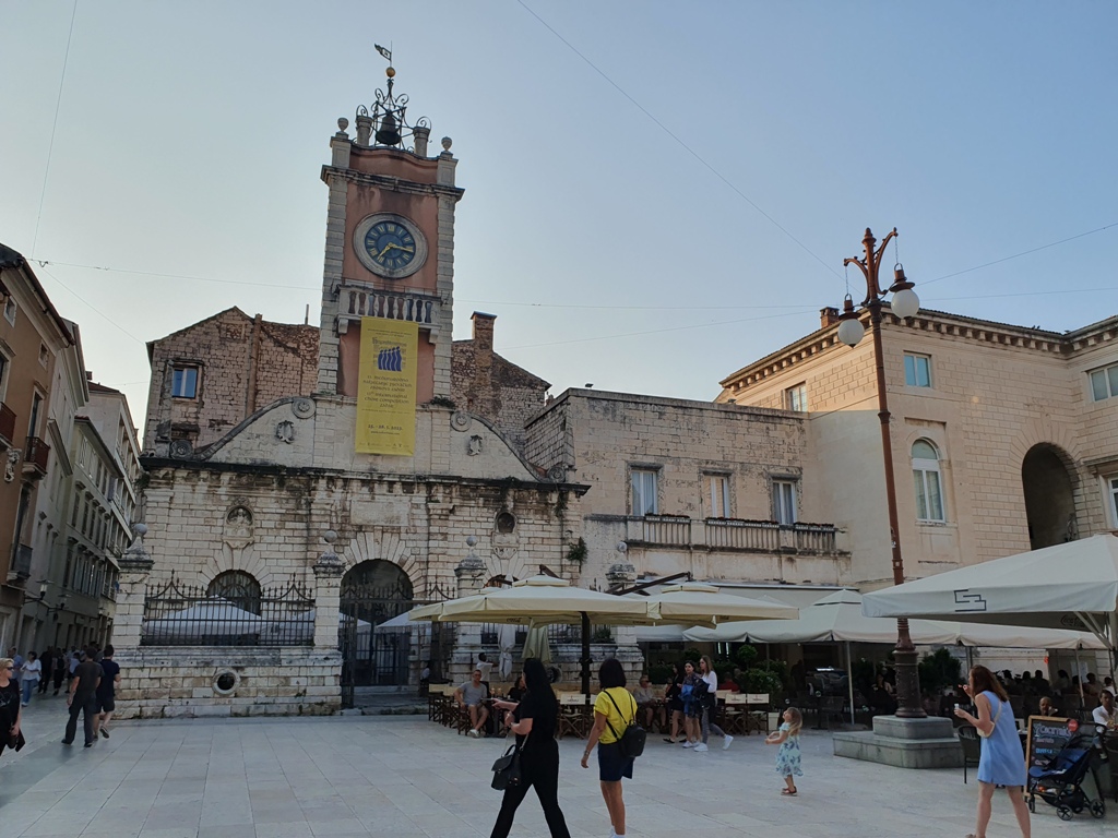 Clock Tower at Narodni Trg (People's Square), Zadar